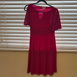 Ashley Graham Size Small Pink Dress